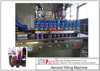 20 - máquina de enchimento semi automática do aerossol do gás 450ml para latas manuais da pintura à pistola